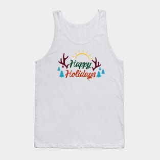 Happy holidays Tank Top